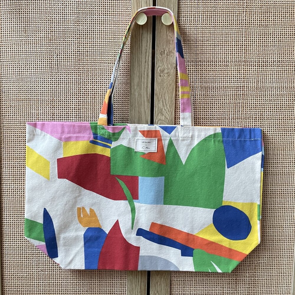 NWOT Sezane limited edition canvas tote
